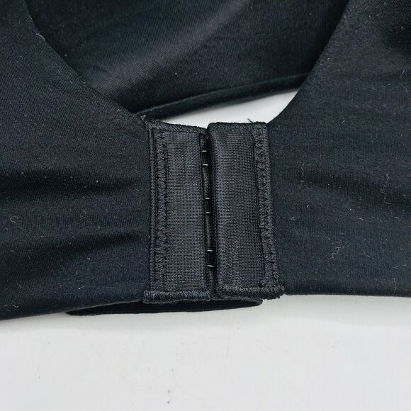 Soma Enbliss Nursing Bra Wireless Full Coverage Back Closure Classic Black 38DD - Picture 4 of 8